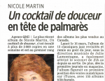 Cocktail de Douceur en tête du palmarès