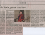 Nicole Martin, grande chanteuse / Le Devoir