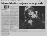 Nicole Martin, toujours aussi grande / Le Droit