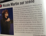 Nicole Martin sur scène/Échos-Vedettes